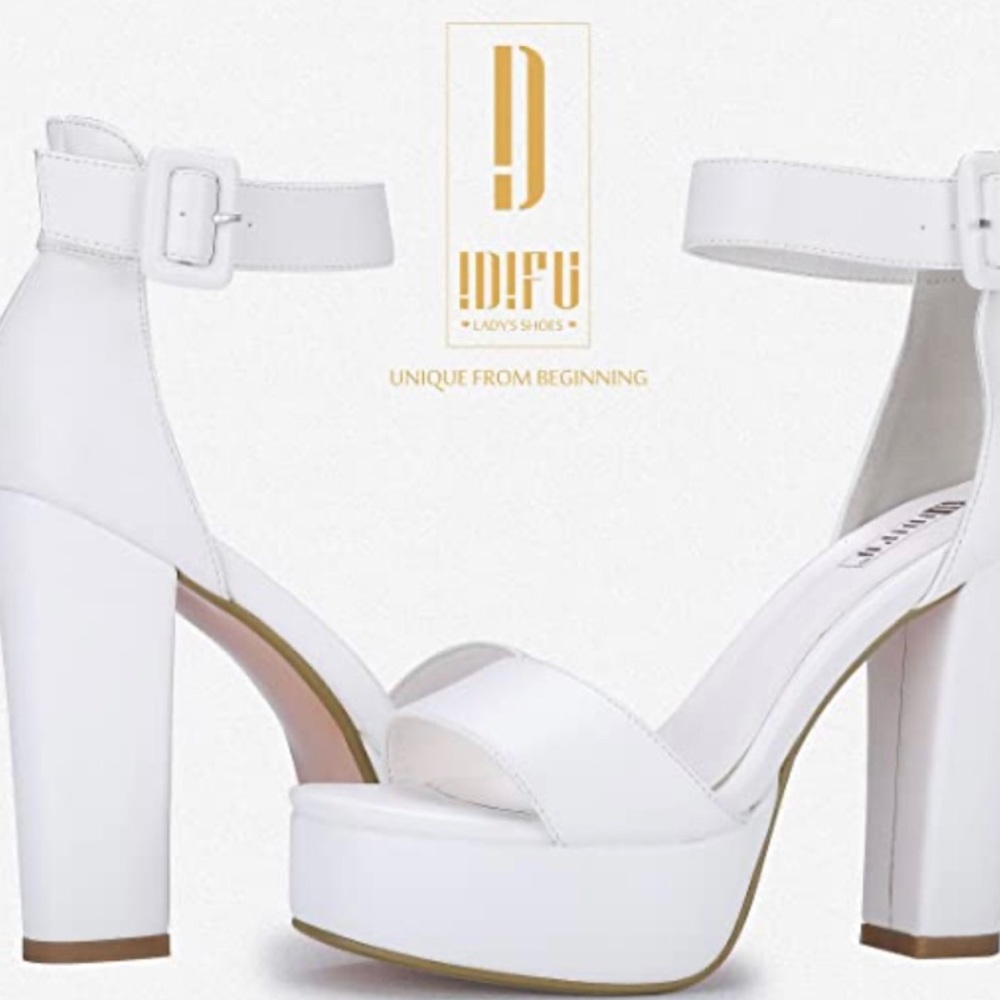 COPY - ✨RETRO PLATFORM STRAP HEELS✨